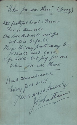 John cheetham autograph - cheetham,