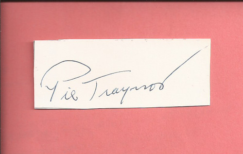 Pie traynor signed - pie, cut