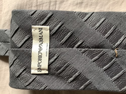 Emporio armani gray silk - emporio, 75%