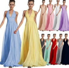 New Long Bridesmaid Prom Dress