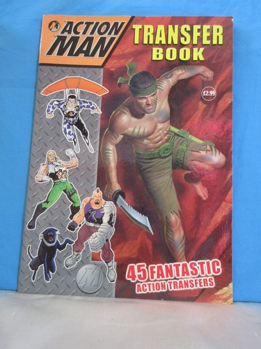 Action man transfer book - transfer,