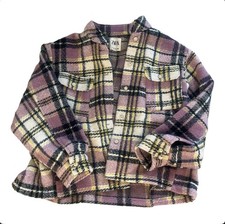 Pink Gingham Zara Shacket Size