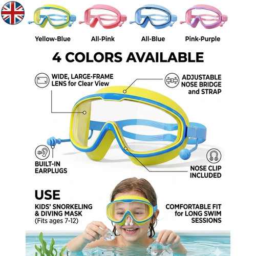 Kids anti fog swimming - anti-fog, goggles