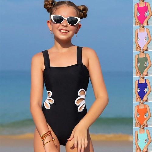 Girls one piece swimsuit beach - girls,