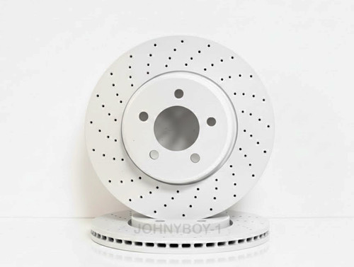 Rear drilled brake discs set - brake,