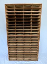 Late 20th Century Vintage Industrial 80 Pigeon Holes (2 Separate Compartments)