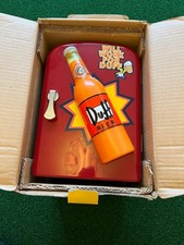 Homer Simpson Duff glowing lights mini Fridge Cooler (vintage, fully working