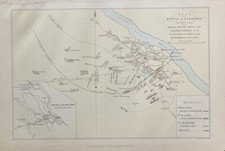 1895 ANTIQUE MAP PRINT PLAN OF