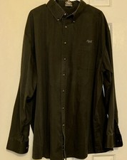 MACK Trucks Work Shirt Men’s Big 3X Button Down All Cotton Long Sl Vintage 90s