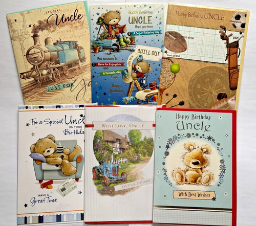 Uncle birthday cards lots - lots, of