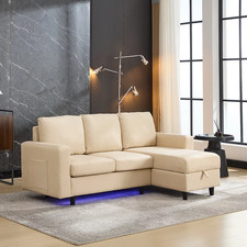 Shaped Couch Sofa with Storage