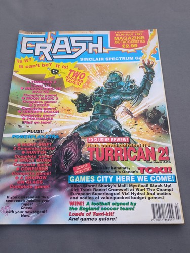 Crash magazine issue july - issue,
