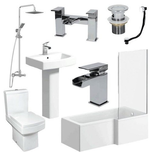 Complete bathroom suite - complete,