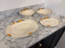 Myott Pottery Autumn Leaf Set