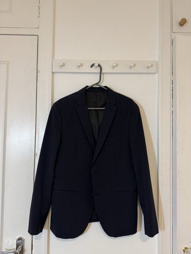 Men zara navy blue blazer - men’s,