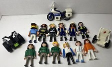 Playmobil Emergency Services Police Firefighter Nurse Figures & Vehicles Bundle
