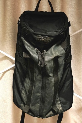 Diesel backpack black denim - backpack,