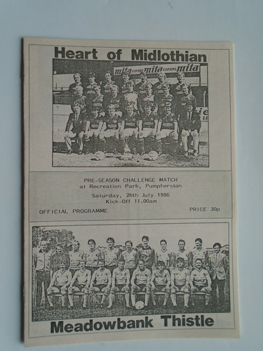 Hearts meadowbank thistle - meadowbank,