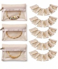 Set Of Six Jewellery Pouches