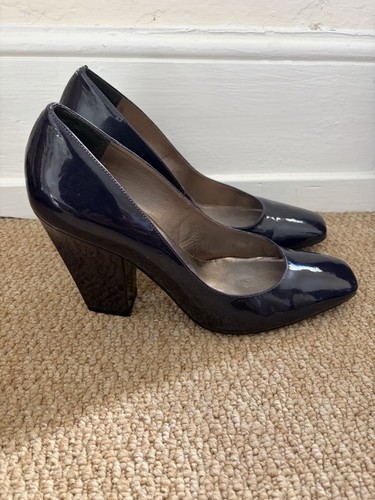 Riva dark purple patent shoes - patent,