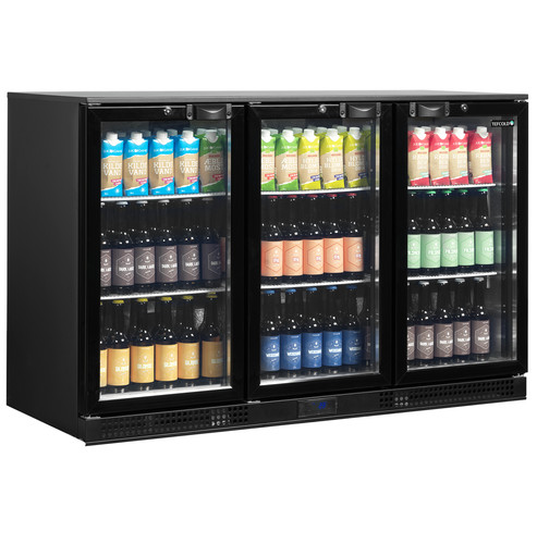 Commercial triple door - door, bar