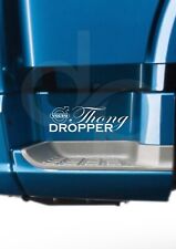 VOLVO TRUCKS THONG DROPPER X2 VINYL STICKERS FH12 FH16 HAULAGE CUSTOMISE GRAPHIC
