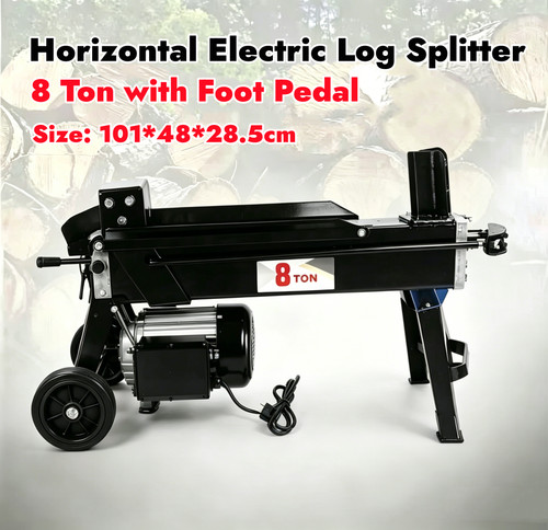 Electric ton log splitter - electric,