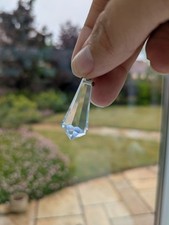 25 Vintage Glass Crystal Chandelier Wedding PRISM Drops Beads Light Spares