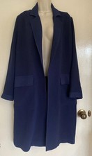 Navy Duster Coat Size 12 Chest