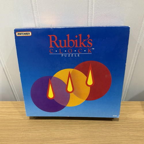Rubik clock brain teaser - clock,