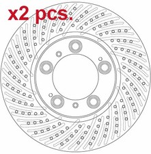 X2 PCS FRONT / BRAKE DISC