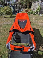 EQUISAFETY wrap Around Hi Vis Excercise Rug, Red/orange Size X full