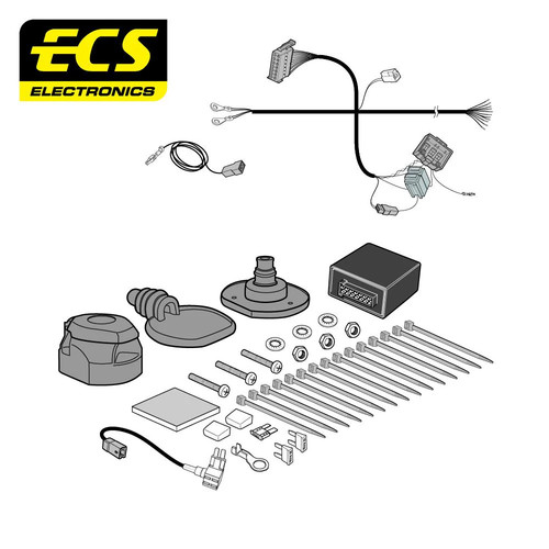 Towbar wiring kit - kit, pin