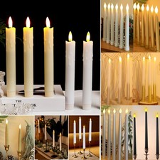 Flameless Taper Candles Light