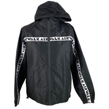 AirWalk Jacket Small Black WaterProof Skate Winter Toggles Trendy Y2k Vintage