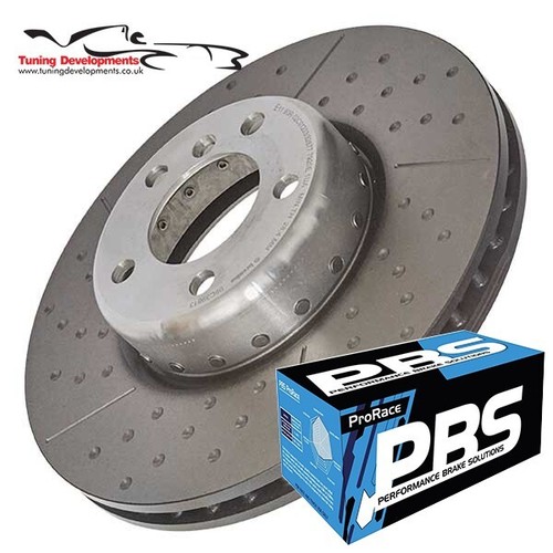 Brembo drilled grooved - brembo, front