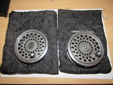 V good vintage hardy marquis 7 trout fly fishing reel 3.5" + spool + bags