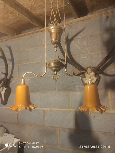 Antique rise and fall light - rise,