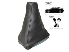 Gear Stick Gaiter For Saab 9-3 2003+ Black Leather