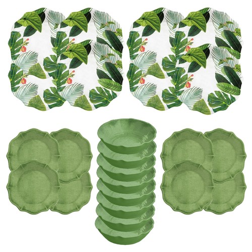 Epicurean amazon floral green - amazon,