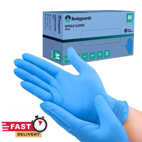 Blue nitrile disposable - blue,