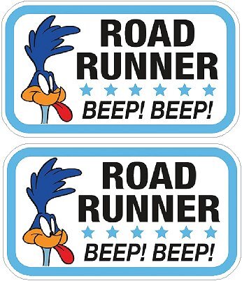Roadrunner beep stickers - beep,