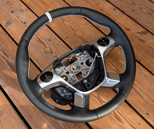 New leather steering wheel for - leather,