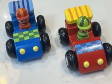 Wooden Toy Racing Cars Set Of 2