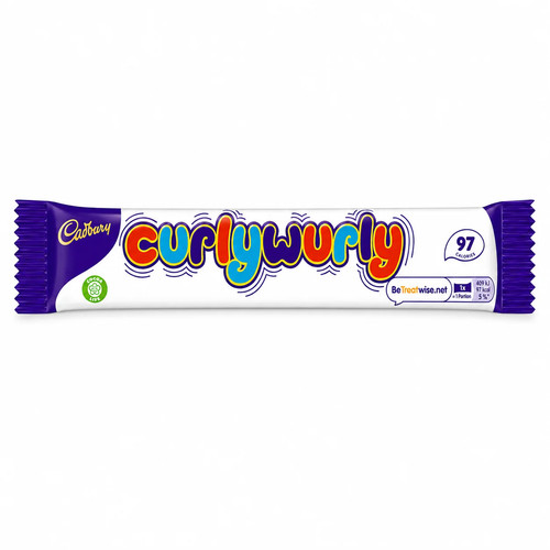 Cadbury curly wurly - curly, chocolate