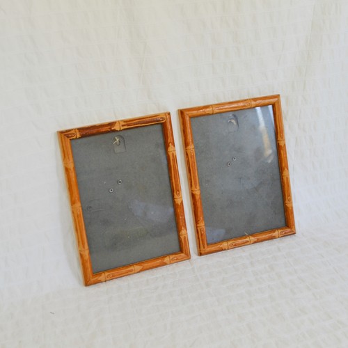 Vintage 1980s wooden bamboo - vintage,