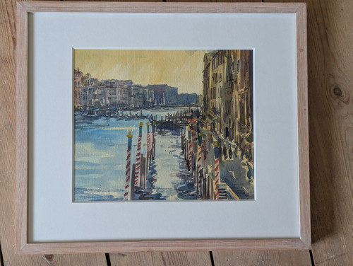 David gluck watercolour view - david,