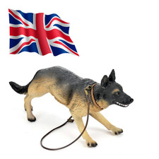 1/6 Scale Simulated Police Dog German Shepherd Action Toys Figure Accessories wi