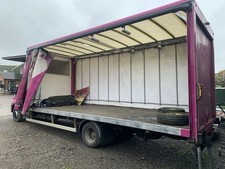 Curtain Side Box Body From Iveco 72c180 Aluminium Storage Courier Recovery