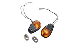 Front Carbon Look Orange Glass